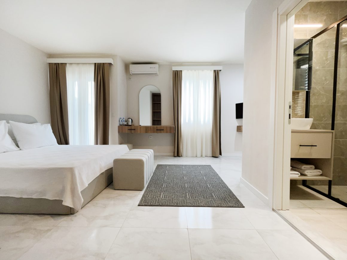 Twin beds room